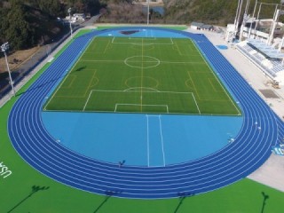 Forest Sports Park land sports stadium of Heisei, Usa-shi Reiwa